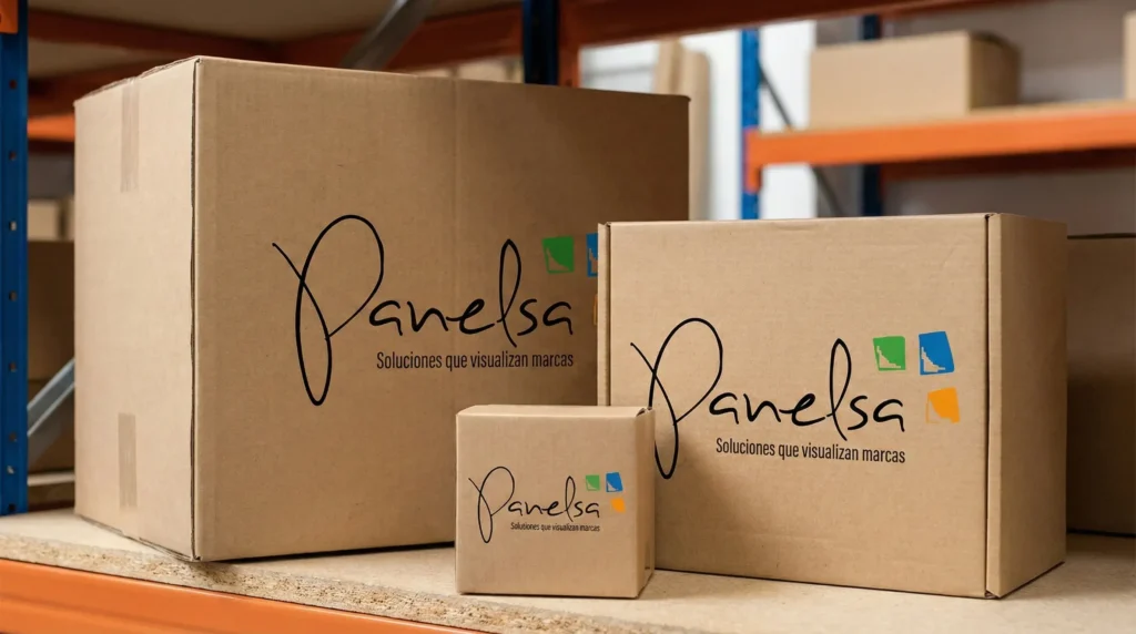 Cajas personalizadas Packaging panelsa publicidad
